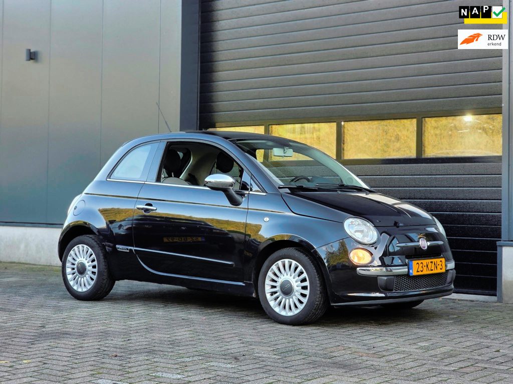Fiat 500 1.2 Lounge, Panoramadak, Automaat, Airco
