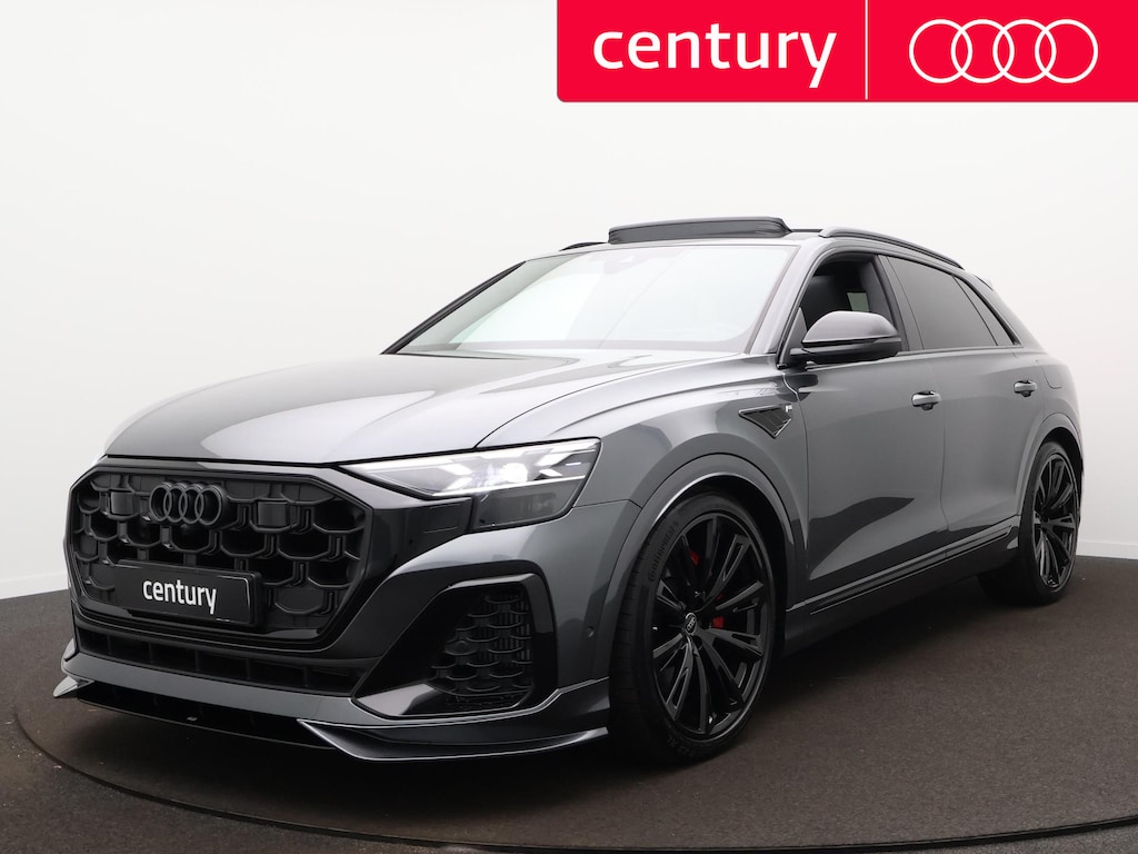 Audi Q8 60 TFSI e Quattro S Line | ABT stylingspakket | trekhaak | B&O | advanced onderstel | panoramadak | 23"