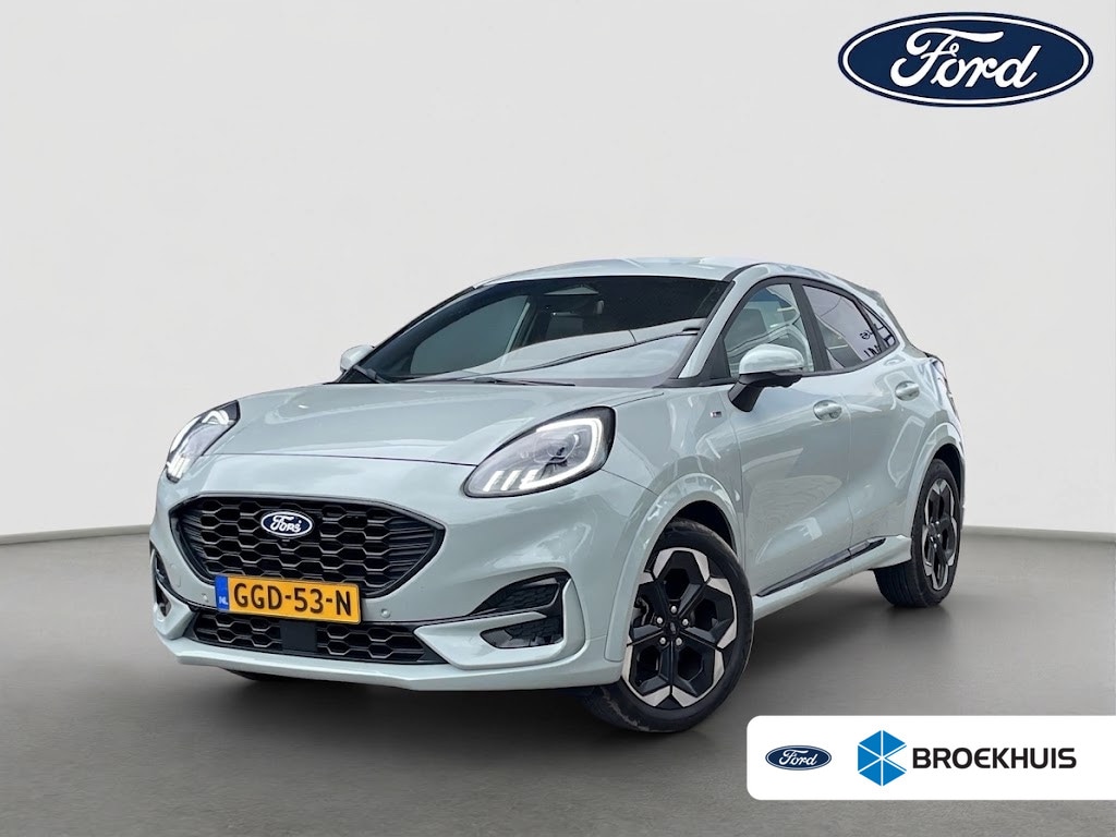 Ford Puma 1.0 EcoBoost Hybrid ST-Line X | Adaptive Cruise | Stoel-/Stuurverwarming | Elektr Achterklep | Matrix Led | 360 Camera | Voorruitverwarming