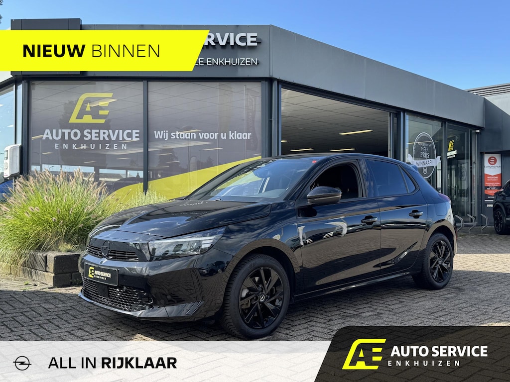 Opel Corsa 1.2 Turbo Hybrid GS Dealer garantie ! Dikke 145pk Mild-Hybride geheel rijklaar incl. garantie en onderhoudsbeurt geleverd | Keyless | Full LED | Draadloos Carplay | Navigatie | Draadloos telefoon laden | LMV | Camera met PDC