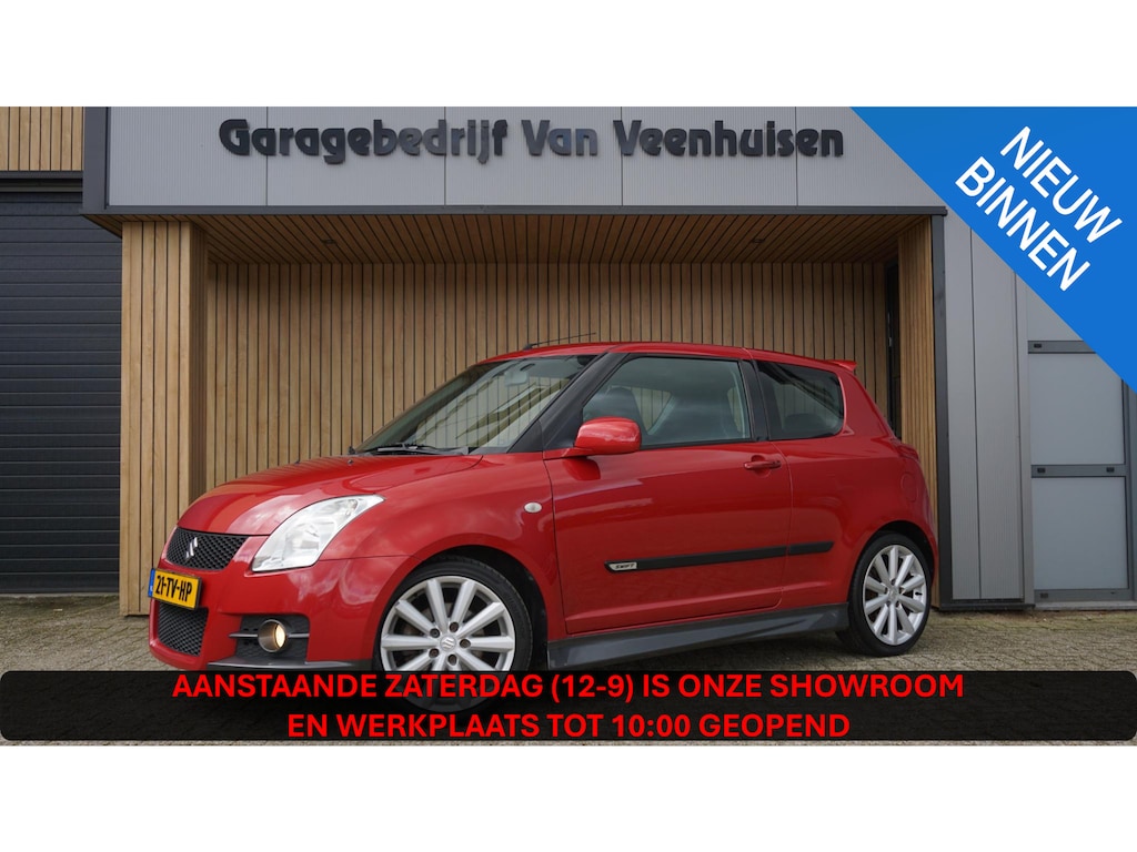 Suzuki Swift 1.6 125pk Sport 3Drs Keyless 17inch LM A-Spoiler *NL auto* 3e Eigenaar