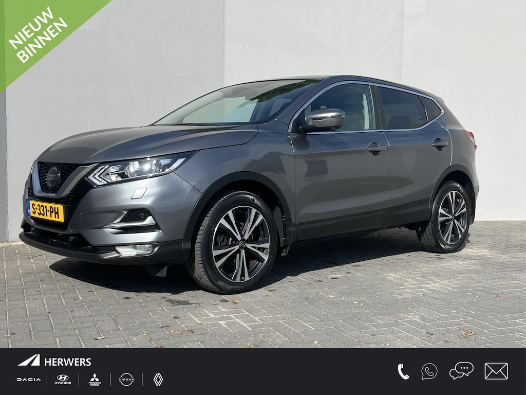 Nissan Qashqai 1.3 DIG-T N-Connecta / Trekhaak (1500 KG) / 360 Graden camera / Stoelverwarming / Cruise control / Apple Carplay&Android Auto