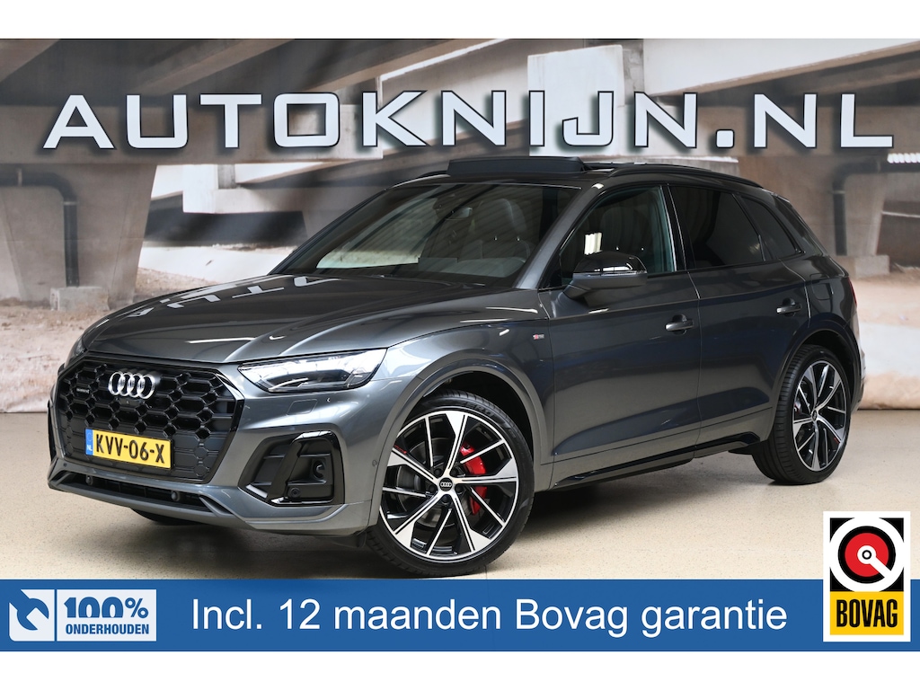 Audi Q5 50 TFSIe 299pk quattro S edition Competition | Luchtvering | 360° | Pano | Matrix | 100% (Dealer) onderhouden label