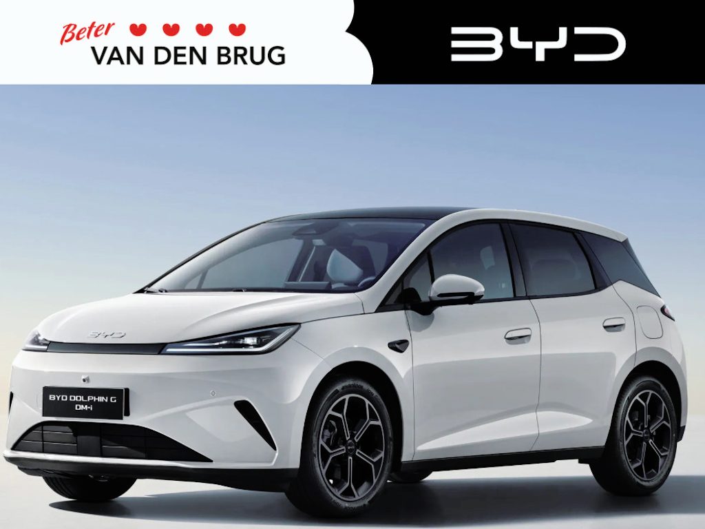 BYD Dolphin G 1.5L DM-i Comfort | 105km elektrisch | Panoramadak | 360 Camera | HUD | Stoel en Stuurverwarming |