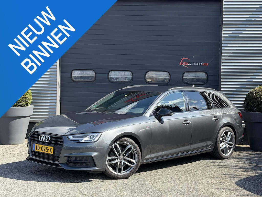 Audi A4 Avant 2.0 TFSI MHEV Sport S line black edition | Navigatie | Lederen Bekleding | Lichtmetalen Velgen | Cruise Control |
