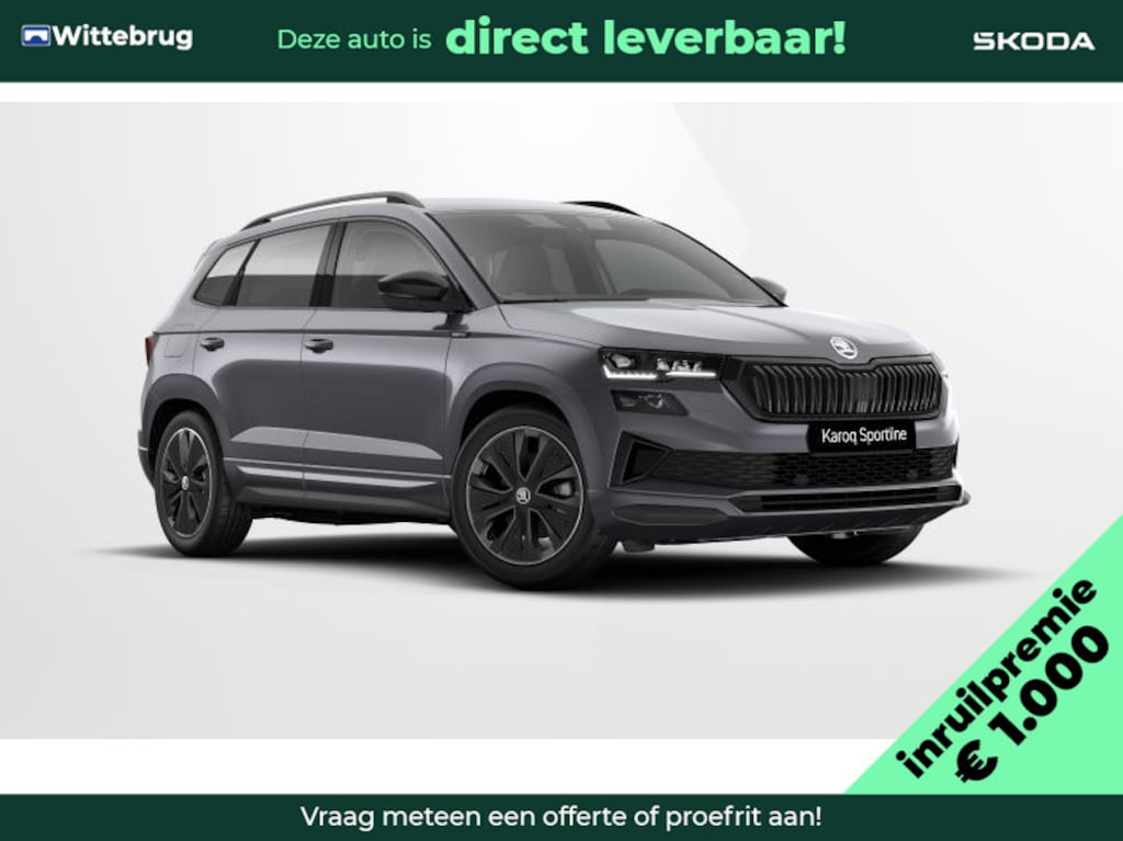 Skoda Karoq 1.5 TSI ACT Sportline Business 1.000,- inruilpremie / 19'' velgen / Navigatiepakket / Pano