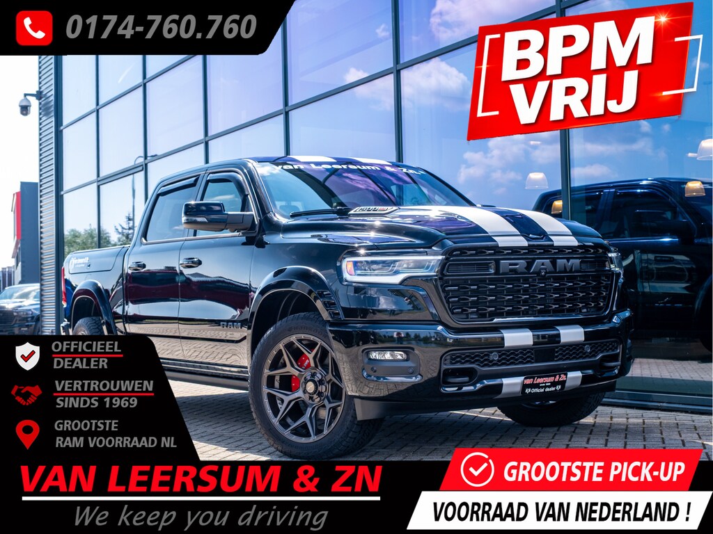 Dodge Ram 1500 Limited XXL | 3 jr garantie | Pano | Harmon Kardon | 22" | Flares | Passenger screen