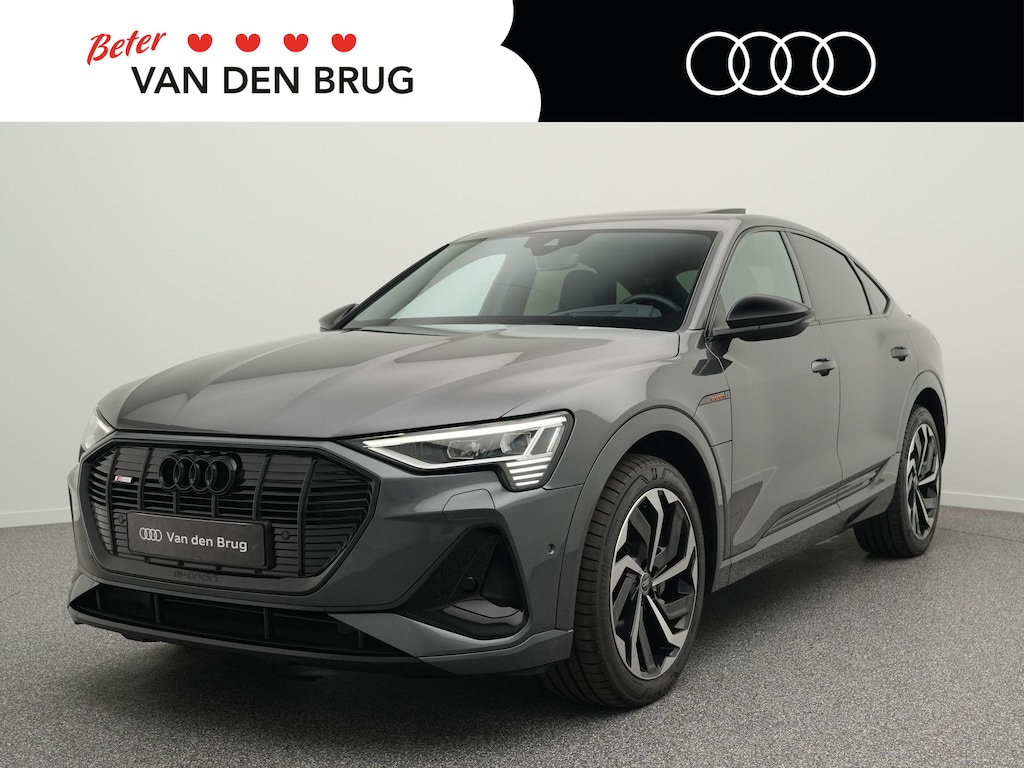 Audi e-tron Sportback 55 quattro S edition 95 kWh | Head-Up Display | Panormadak | Leder | Bang & Olufsen | Stoelverwarming | Achteruitrijcamera | Luchtvering | Side Assist |