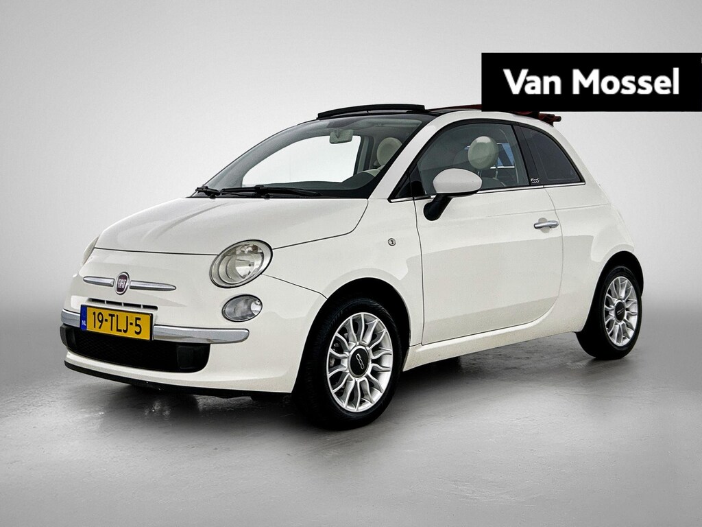 Fiat 500C 1.2 Lounge | lage Km stand  | open dak