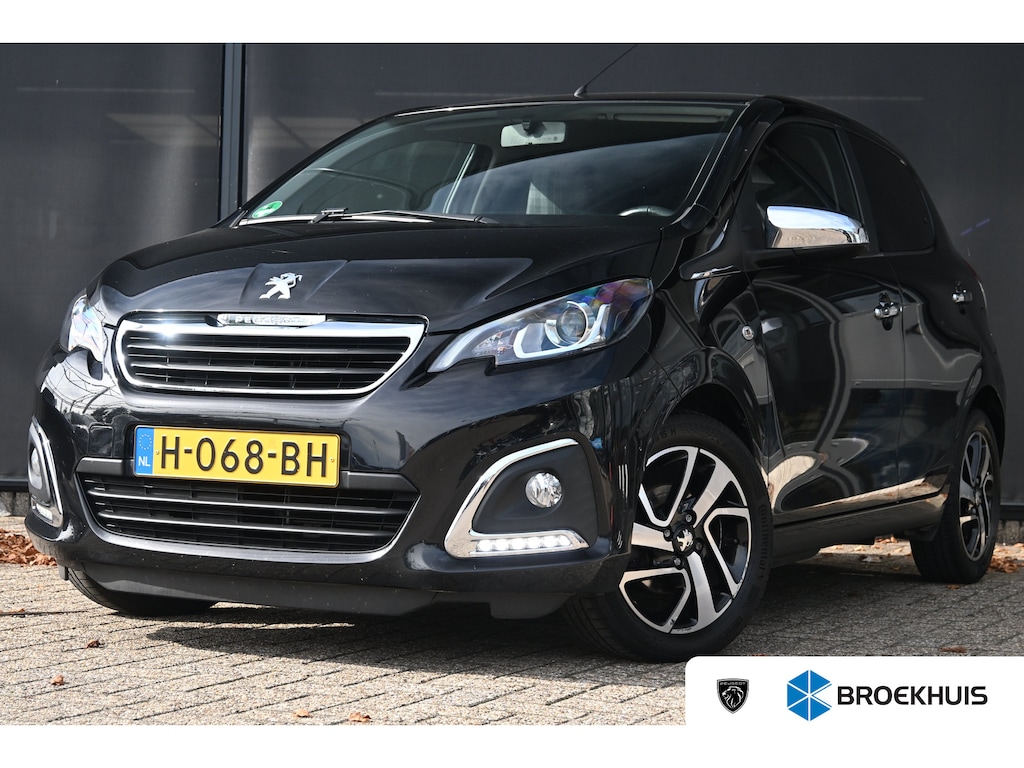 Peugeot 108 1.0 e-VTi Allure | Cruise control | Navi by App | Achteruitrijcamera | Airco | Elektr. Ramen voor | Extra getint glas | LMV 15" |