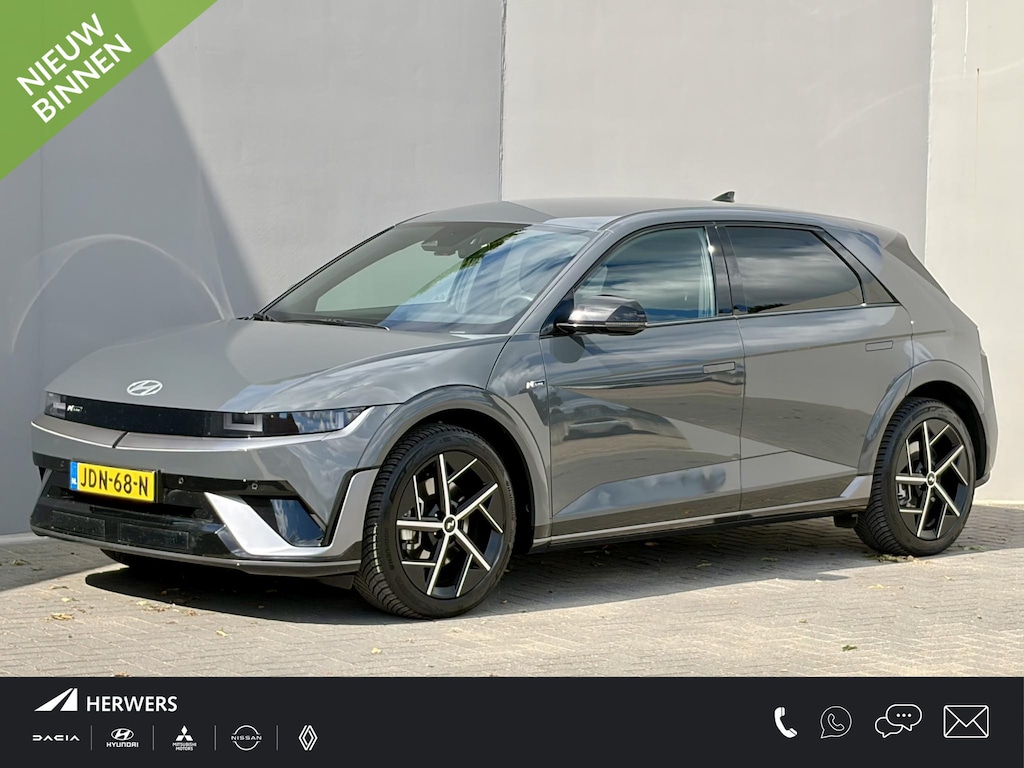 Hyundai Ioniq 5 N Line Edition Limited 84 kWh / Fabrieksgarantie tot 09-2030 / SOH 100% / 1.600 kg trekgewicht / CCS snel laden / Stuur- en stoelverwarming / Navigatie / Apple Carplay Android / 20" LM wielen / Camera / Adaptieve Cruise / Dodehoek Detectie / Elektr. Stoelen / Elektr. Achterklep /