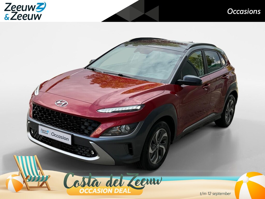 Hyundai Kona 1.6 GDI HEV Fashion | Trekhaak | Adaptive Cruise | Lane Assist | Camera | Climate Control | Navi | Apple Carplay | Android Auto | 1 Jaar Bovag Garantie |