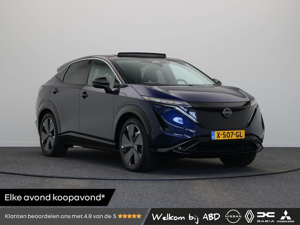 Nissan Ariya Evolve 91 kWh | SOH 97% | Panoramadak | Trekhaak | Bose Audio | 1e eigenaar | Dealeronderhouden |