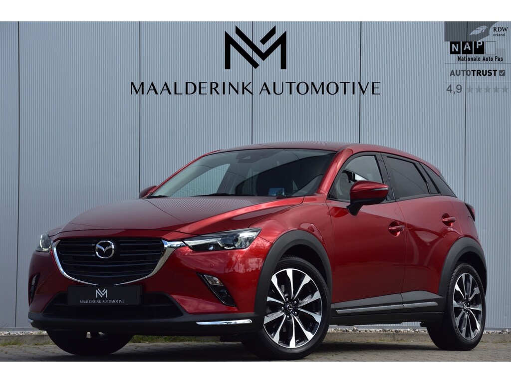 Mazda CX-3 2.0 SkyActiv-G 120 GT-M Navi, Camera, Led, Head-up, Stoelverwarming, App-Connect