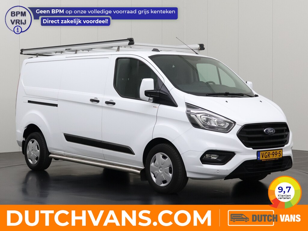 Ford Transit Custom 2.0TDCI Lang Imperiaal | Trekhaak | Airco | Cruise | 3-Zits | Betimmering
