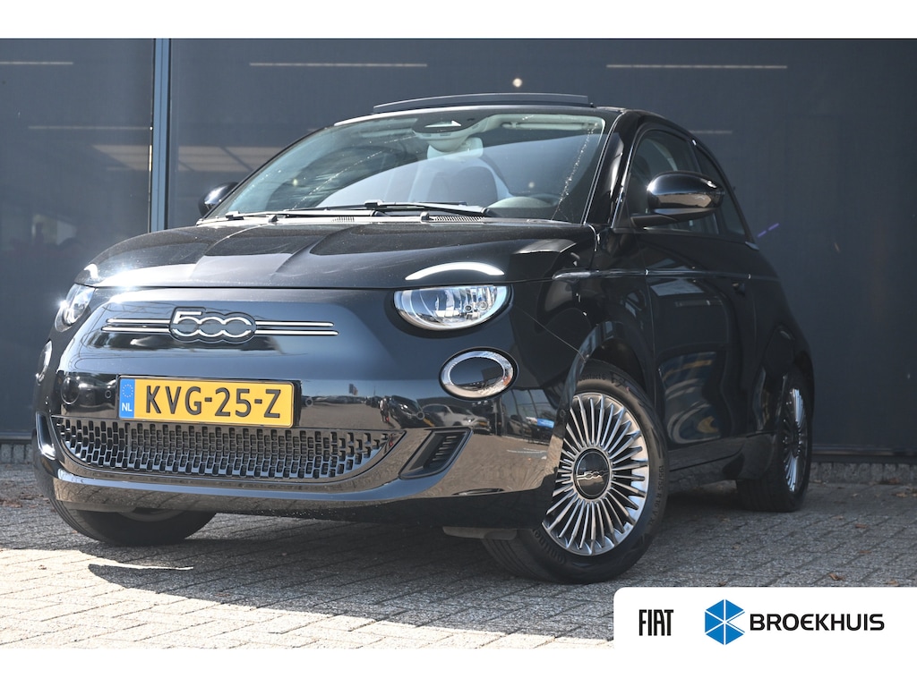 Fiat 500C Icon 42 kWh | Navi by App | Airco | Dab | Cruise control | LMV 16" | Stoel verwarming |