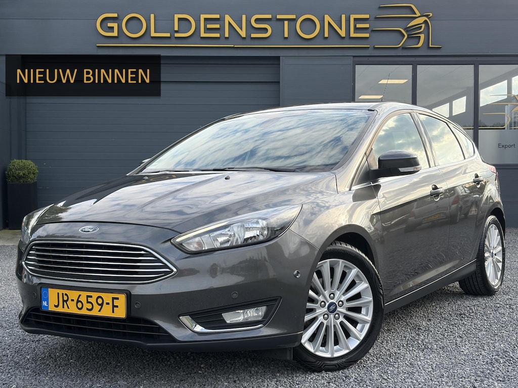 Ford Focus 1.0 Titanium ✓125pk✓2e Eigenaar✓Navi✓Trekhaak✓6 Bak✓Clima✓Cruise✓Pdc V+A✓Net Beurt gehad✓17''Lm velgen✓N.A.P✓N.A.P✓Apk tot 09-2027