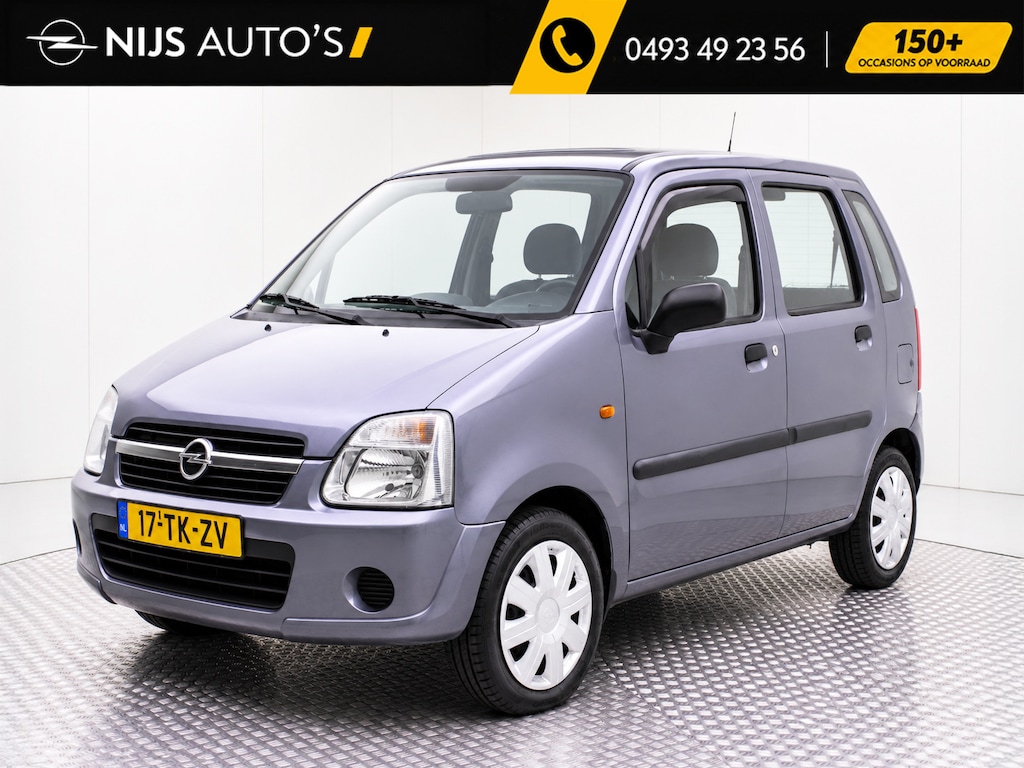 Opel Agila 1.2-16V Essentia | Trekhaak | Schuif-kantel dak | Elektr. Verstelbare Spiegels | Reserve wiel