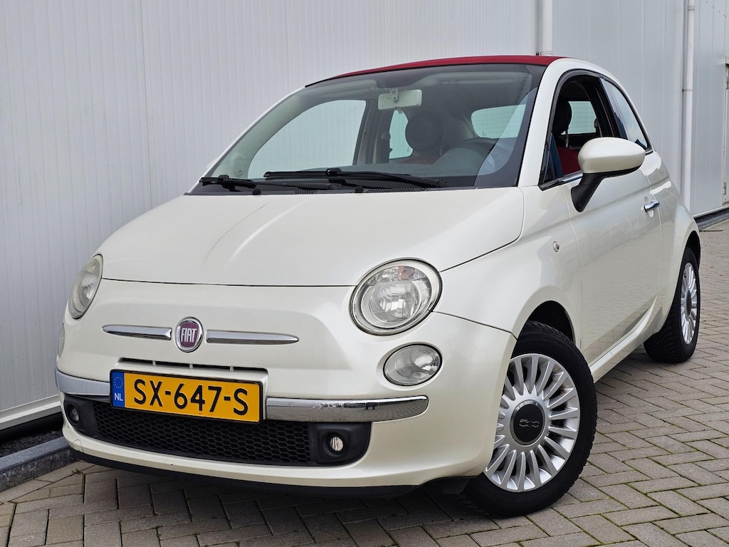 Fiat 500C 0.9 TwinAir Rock bj 2011 Navi Leer Leuke Auto!
