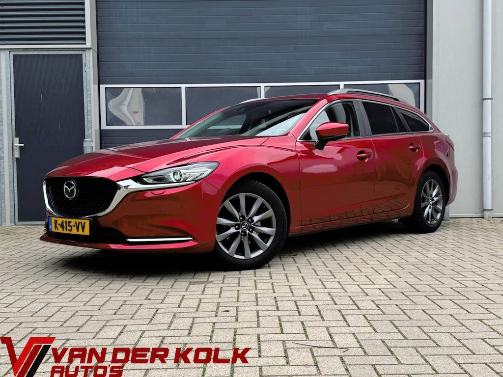 Mazda 6 Sportbreak 2.0 SkyActiv-G 165 Business Automaat | Leder | Adaptive cruise | 360 camera | Carplay | LED | DAB | Trekhaak