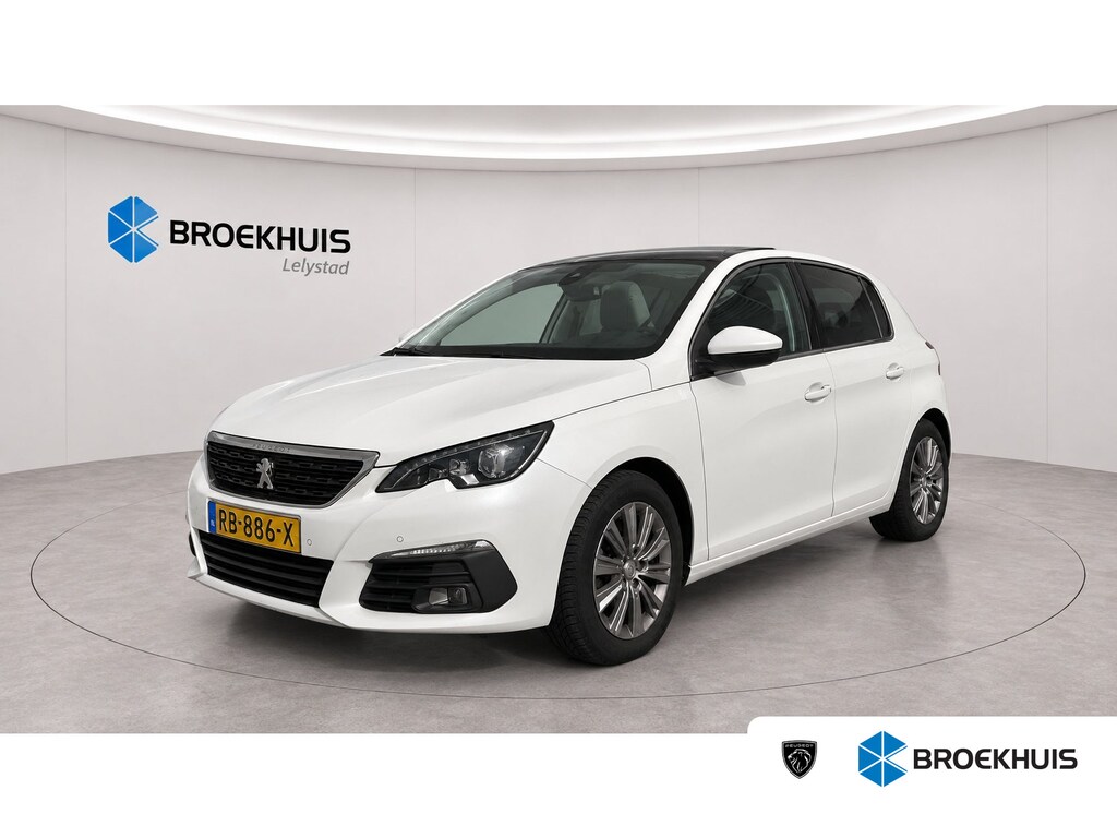 Peugeot 308 1.2 PURETECH 130PK 5-DRS ALLURE AUTOMAAT / NAVI / LEDER / CLIMA / FULL-LED / PDC / PARELMOER / PANO. DAK / 16" LMV / TREKHAAK  !!