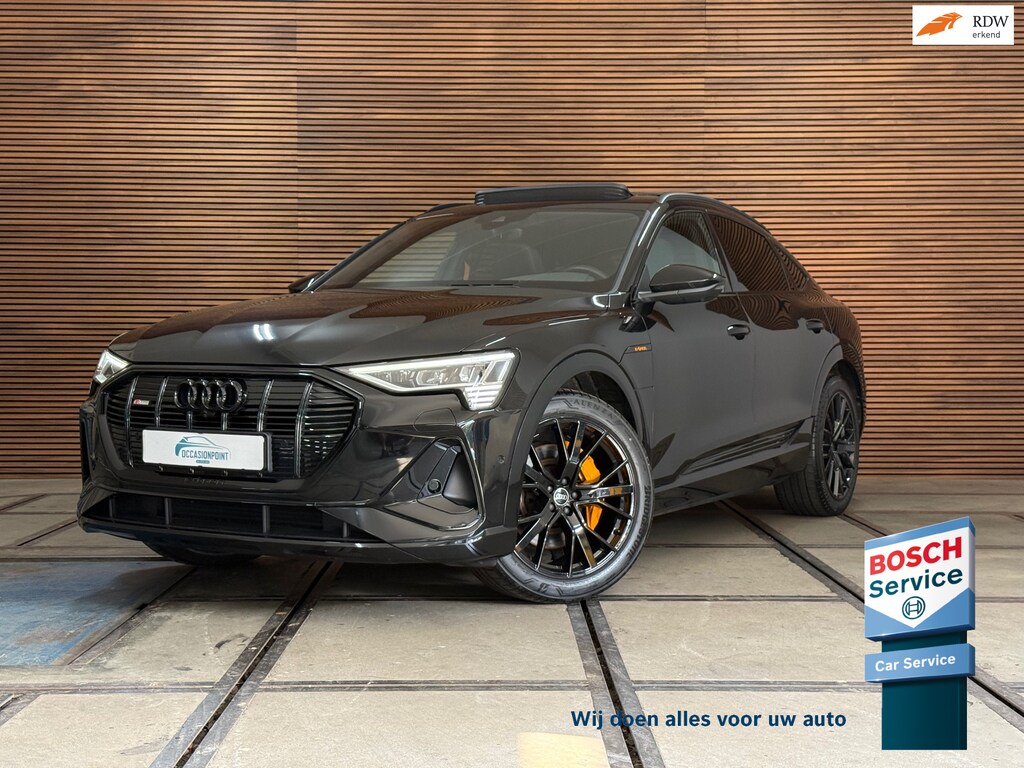 Audi e-tron Sportback 50 quattro S-line Black Edition 71 kWh | 313 pk | Pano | Matrix LED | B&O | 360° | Memory | Black pack