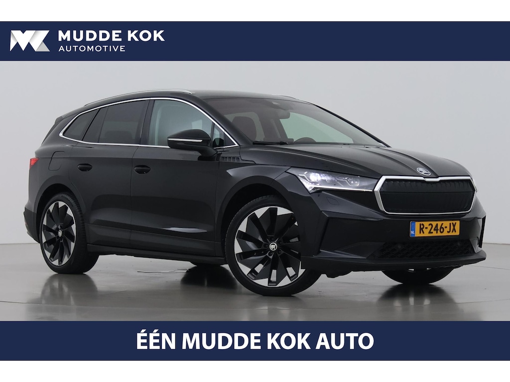 Skoda Enyaq iV 80 | SOH: 88,7% | Matrix LED | Camera | Stoel+Stuurverwarming | Verwarmbare Achterbank | Keyless | Leder | 21 Inch