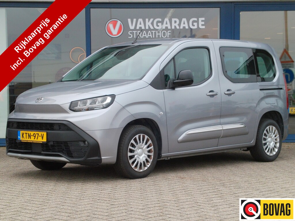 Toyota PROACE CITY Verso 1.2 Turbo Professional, Trekhaak / Dubbele schuifdeur / Carplay + Android Auto / Cruise control + Limiter / Airco