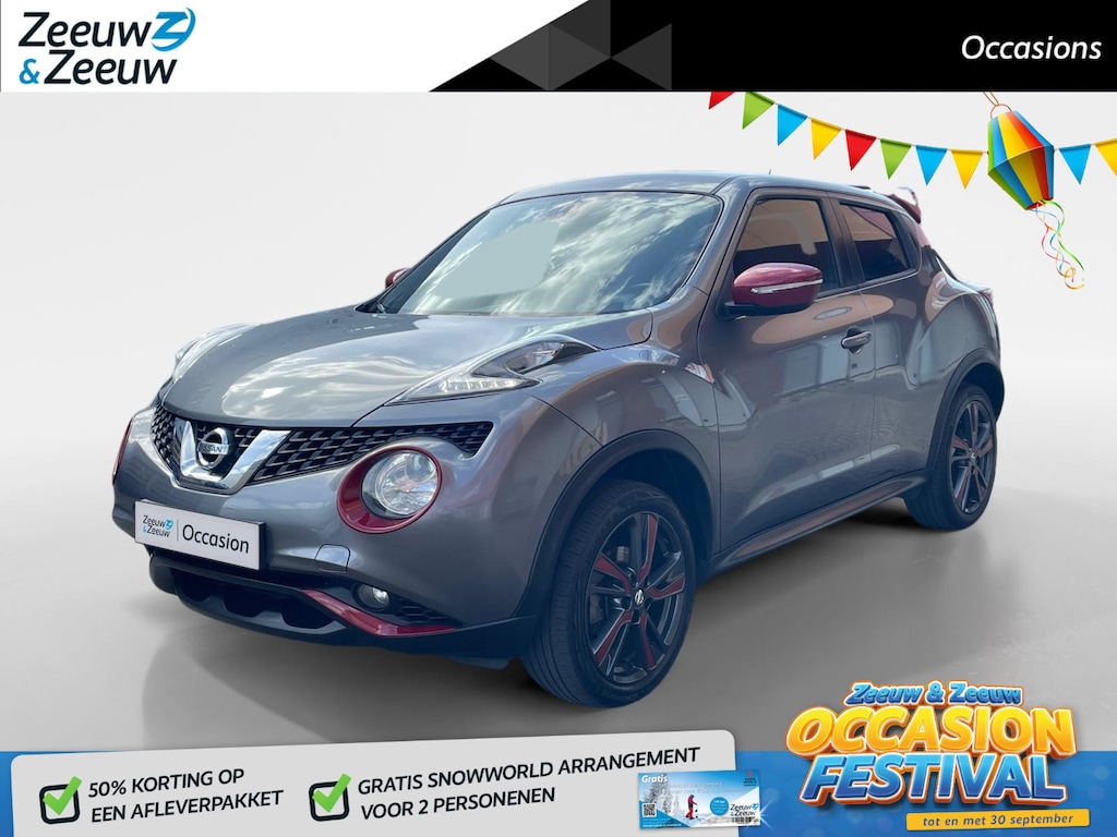 Nissan Juke 1.2 DIG-T S/S N-Connecta UNIEK!! | Navigatie| Cruise Control| Metallic lak| Spoiler| Zwarte velgen| Climate control|