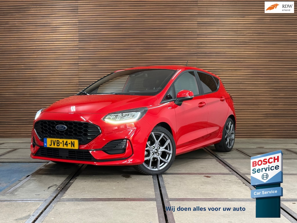 Ford Fiesta 1.0 EcoBoost Hybrid ST-Line Automaat | Facelift| LED | Navi | 17 Inch | Sportstoelen | Camera | Winter Pack | 2022