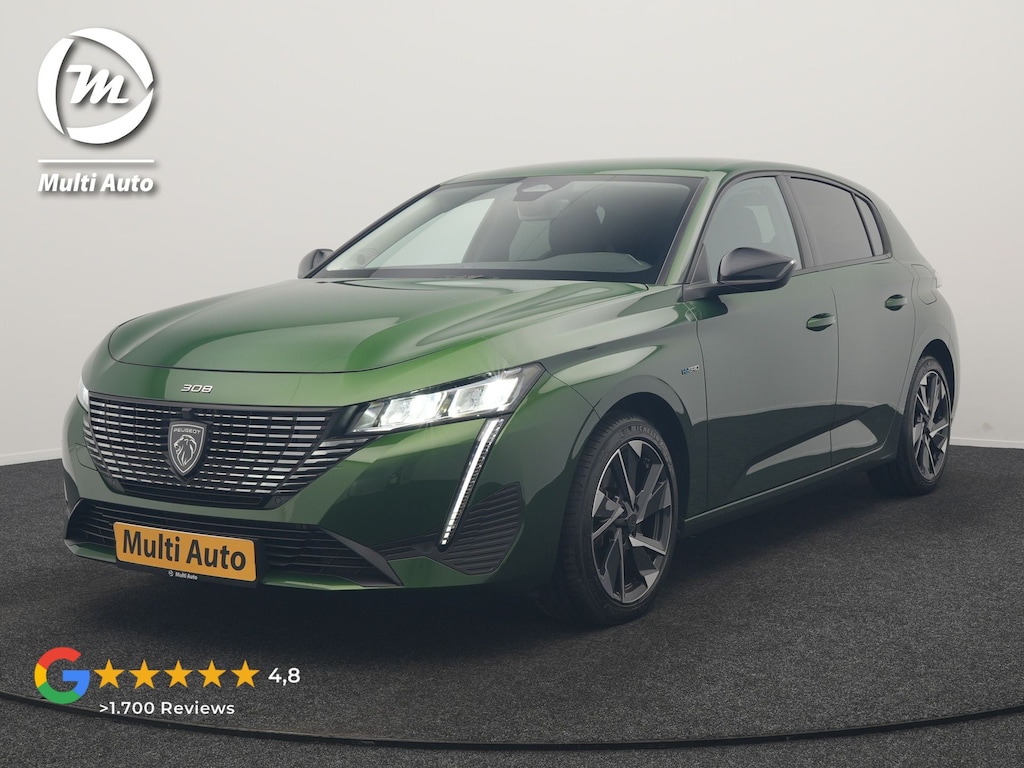 Peugeot 308 1.6 180 Allure PHEV 180pk Dealer O.H | Adaptive Cruise | 360 Camera | Sportstoelen & Stuur Verwarmd | Blis | Apple Carplay | Keyless | Navigatie | DAB | Virutal | 17"L.M | Plug In Hybrid