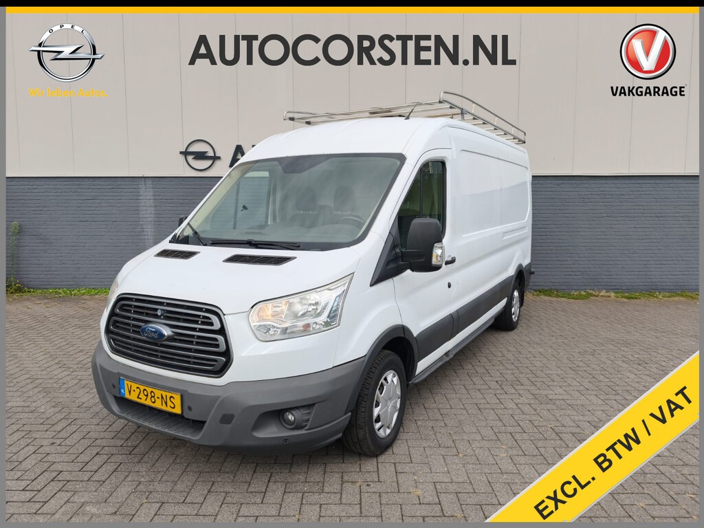 Ford Transit 310 2.2TDCI L3H3 3-Persoons Imperiaal Camera Pdc Cruise Control DAB Bluetooth Betonplex vloer Wandbetimmering Schuifdeur