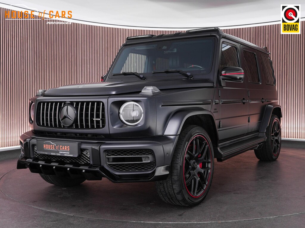 Mercedes-Benz G-klasse 63AMG Edition 1 |sterrenhemel|schuif/kantel dak|Burmester|massage|memory|stoelverwarming & ventilatie|360 camera|carbon interieur|blind spot|22"|