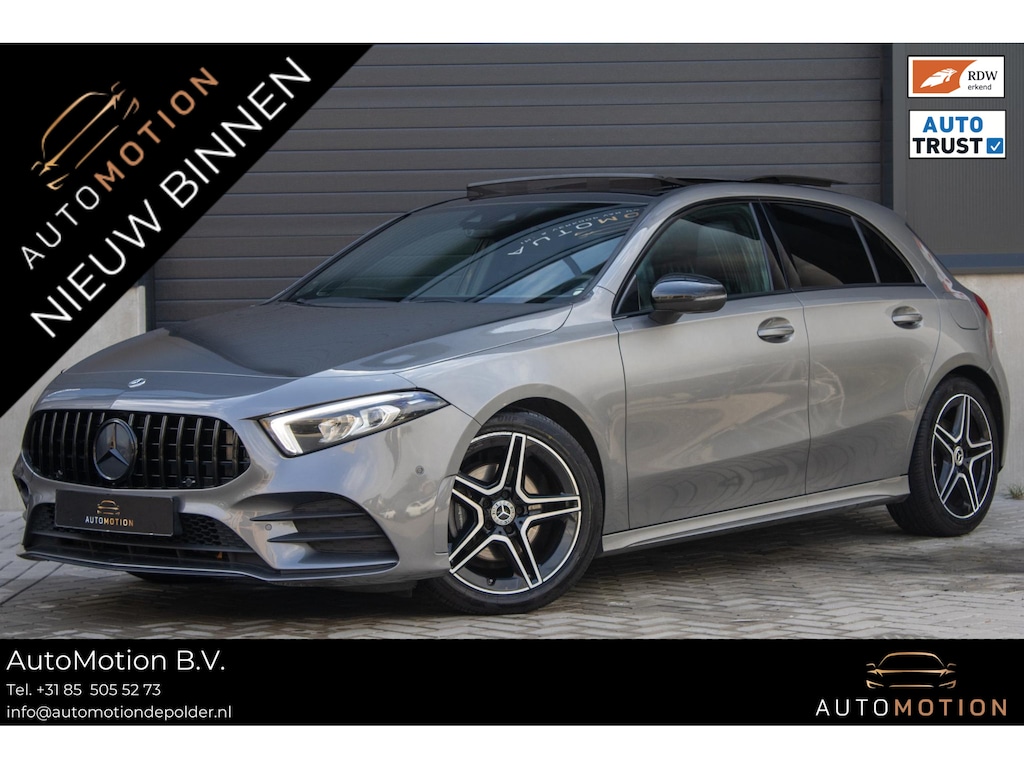 Mercedes-Benz A-klasse 200 Business Solution AMG PANO CAMERA ACC BURMESTER MEMORY STOELVERWARMING