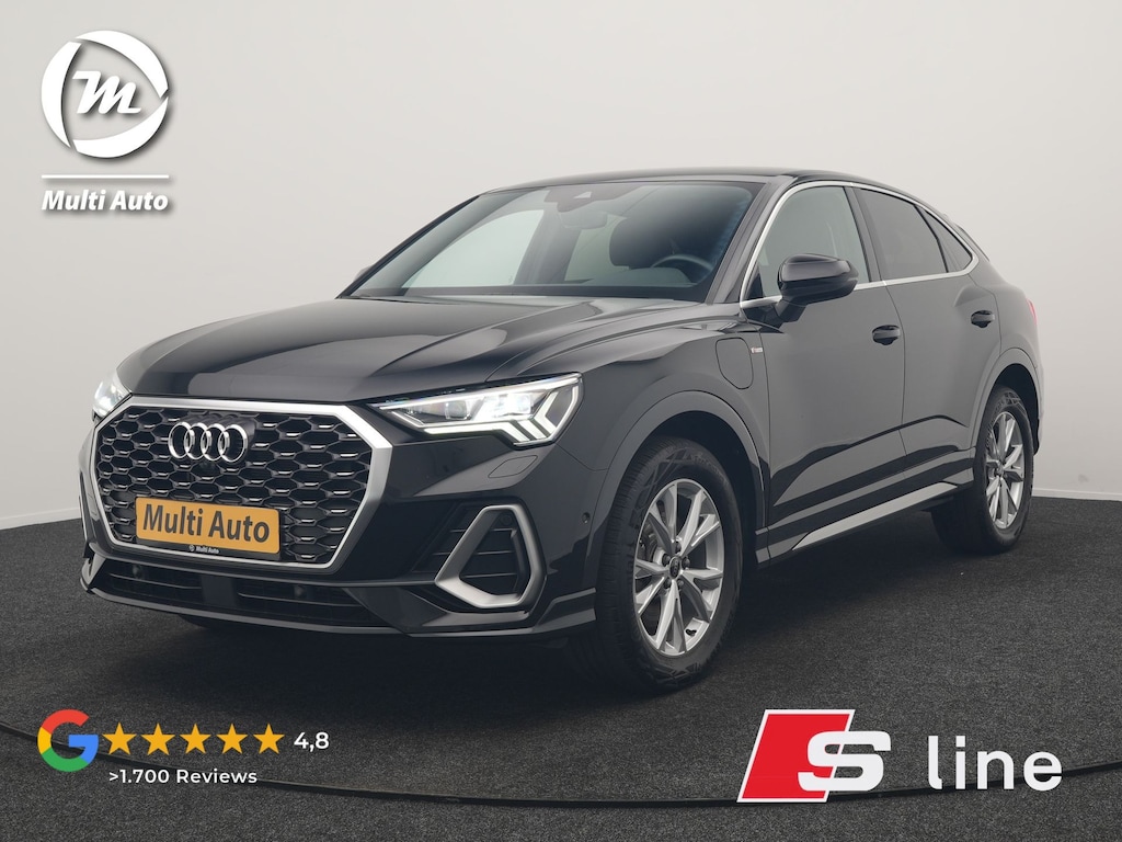 Audi Q3 Sportback 45 TFSI e 2x S Line PHEV 245pk Dealer O.H | Adaptive Cruise | 360 Camera | Blis | Sporstoelen Verwarmd | Carplay | Navigatie | DAB | Virtual | 18"L.M | Plug In Hybrid