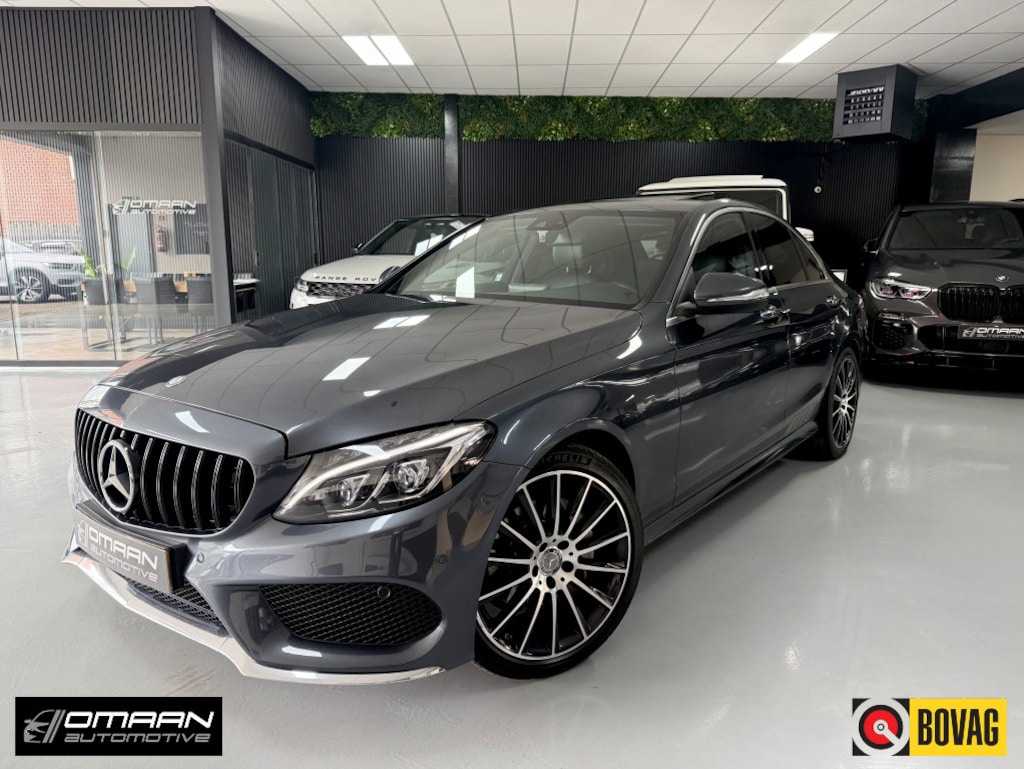 Mercedes-Benz C-klasse C200 AMG 184PK AUT KEYLESS SCHUIFDAK LEER