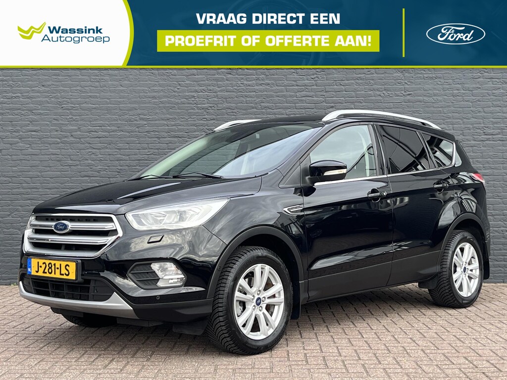 Ford Kuga 1.5 EcoBoost Titanium Volledig Onderhouden | All Seasonbanden | Keyless | Winterpakket | Afneembare Trekhaak 2000 KG | Automatisch Inparkeren | Sensoren Rondom | Camera | CarPlay | Elektrische Achterklep |