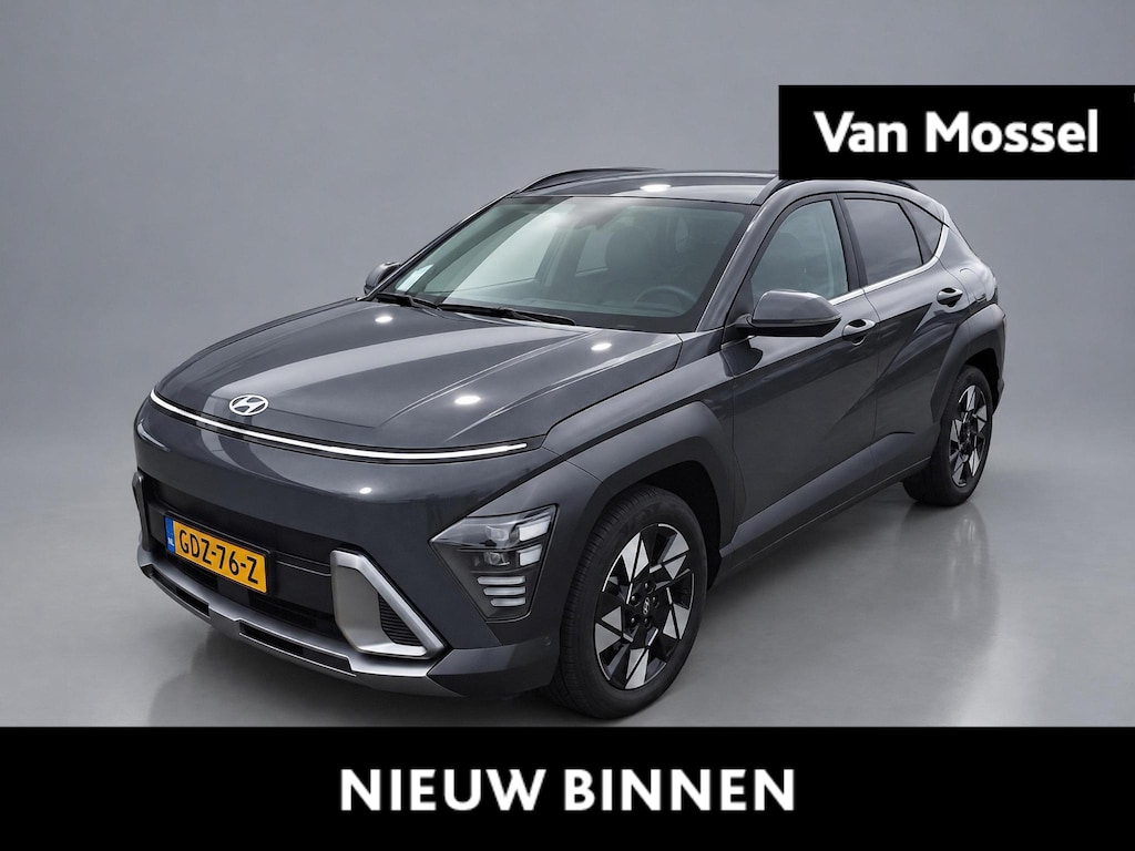 Hyundai Kona 1.6 GDI HEV Premium | Adaptieve Cruise Control | Lane Assist | Electrisch Verstelbare Stoelen Met Geheugenfunctie | Stoel Verwarming/Verkoeling | 360 Graden Camera |