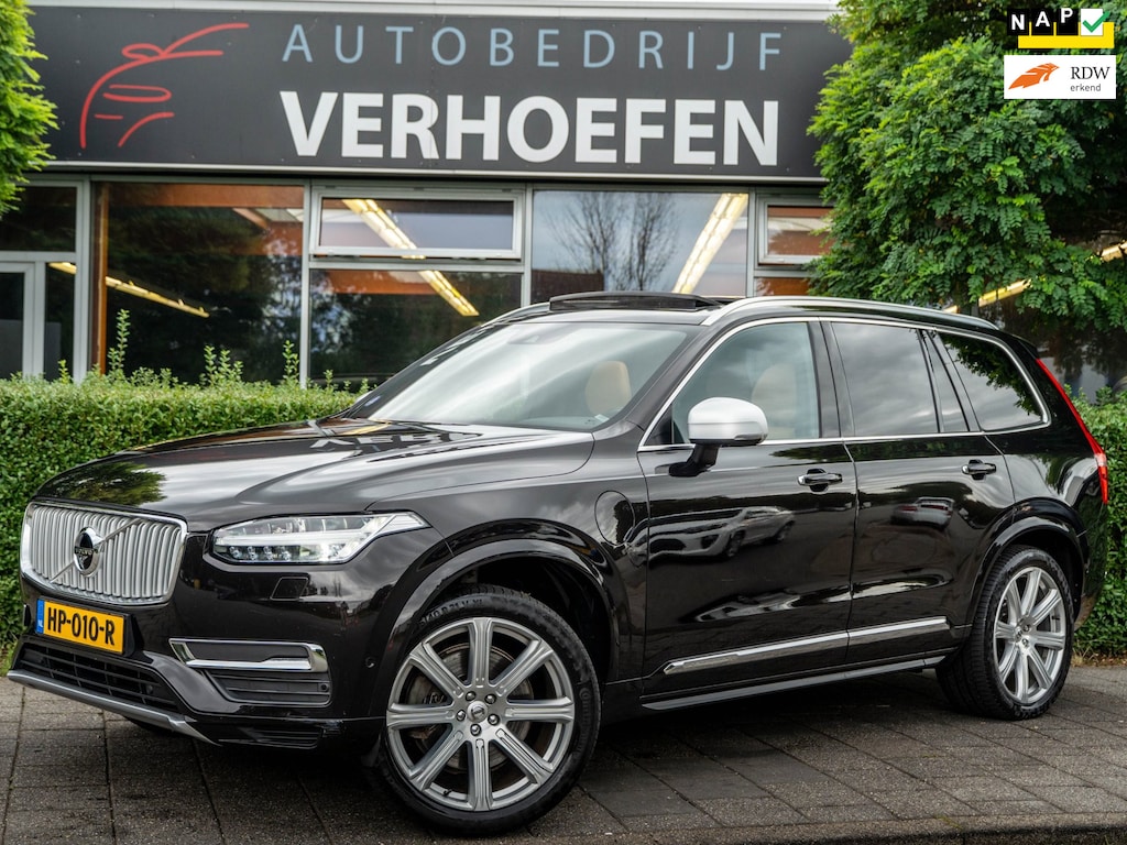 Volvo XC90 2.0 T8 Twin Engine AWD Inscription | 7 PERS | PANORAMADAK | 360 CAMERA | LUCHTVERING | TREKHAAK | APPLE CARPLAY |BOMVOL