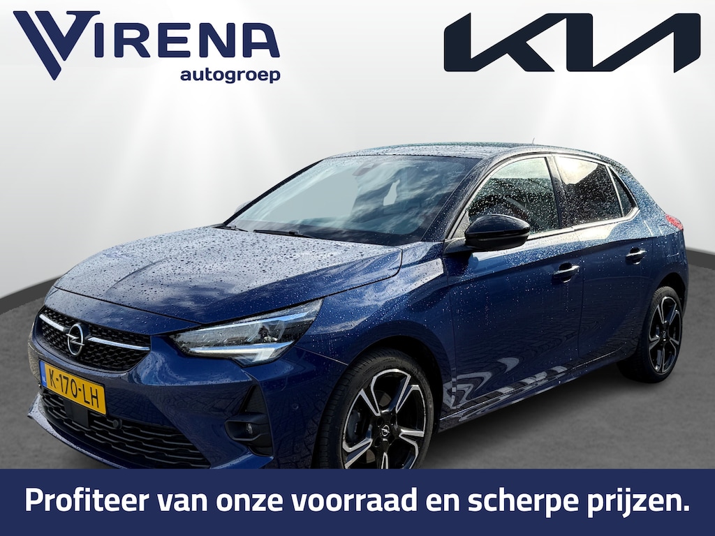 Opel Corsa 1.2 GS Line Navigatie - Achteruitrijcamera - Climate control - Stoelverwarming - Stuurverwarming - Dodehoek detectie - Virena zekerheidspakket € 895,-