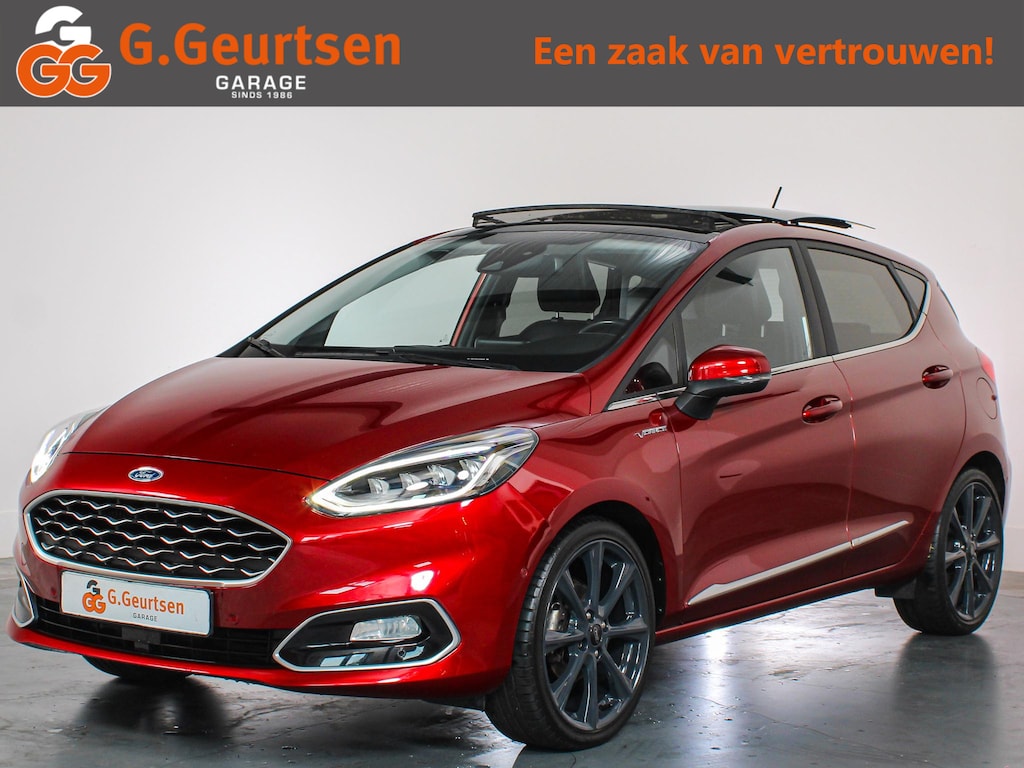 Ford Fiesta 1.0 EcoBoost Vignale Panoramadak, B&O, ACC, Camera, Stoelverwarming, Volleder, Volle uitvoering!
