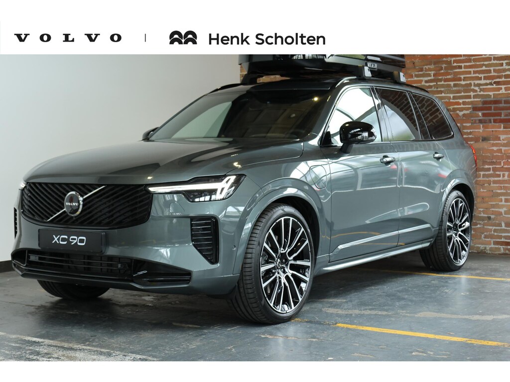 Volvo XC90 T8 Plug-in hybrid AWD Ultra Dark Executive Edition | Bowers & Wilkins | Luchtvering | Geventileerde Nappa Leder Voorstoelen met Massage | Gelamineerde Zijruiten | 22" Lichtmetalen Wielen | Head-Up Display |