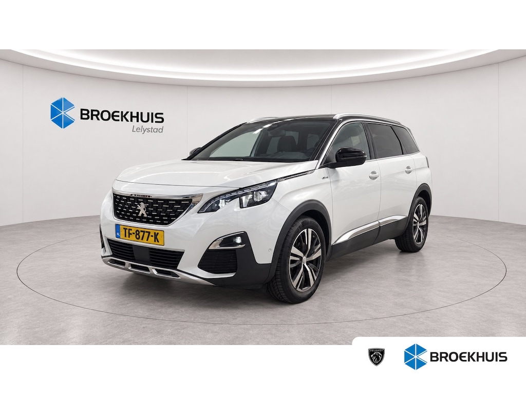 Peugeot 5008 1.6 PURETECH 165PK 7-ZITS GT-LINE AUTOMAAT / NAVI / LEDER / CLIMA / FULL-LED / PDC / 19" LMV / TREKHAAK / APPLE CARPLAY / CAMERA / PANO. DAK / FOCAL AUDIO / WINTERPAKKET / BLUETOOTH / CRUISECONTROL !!