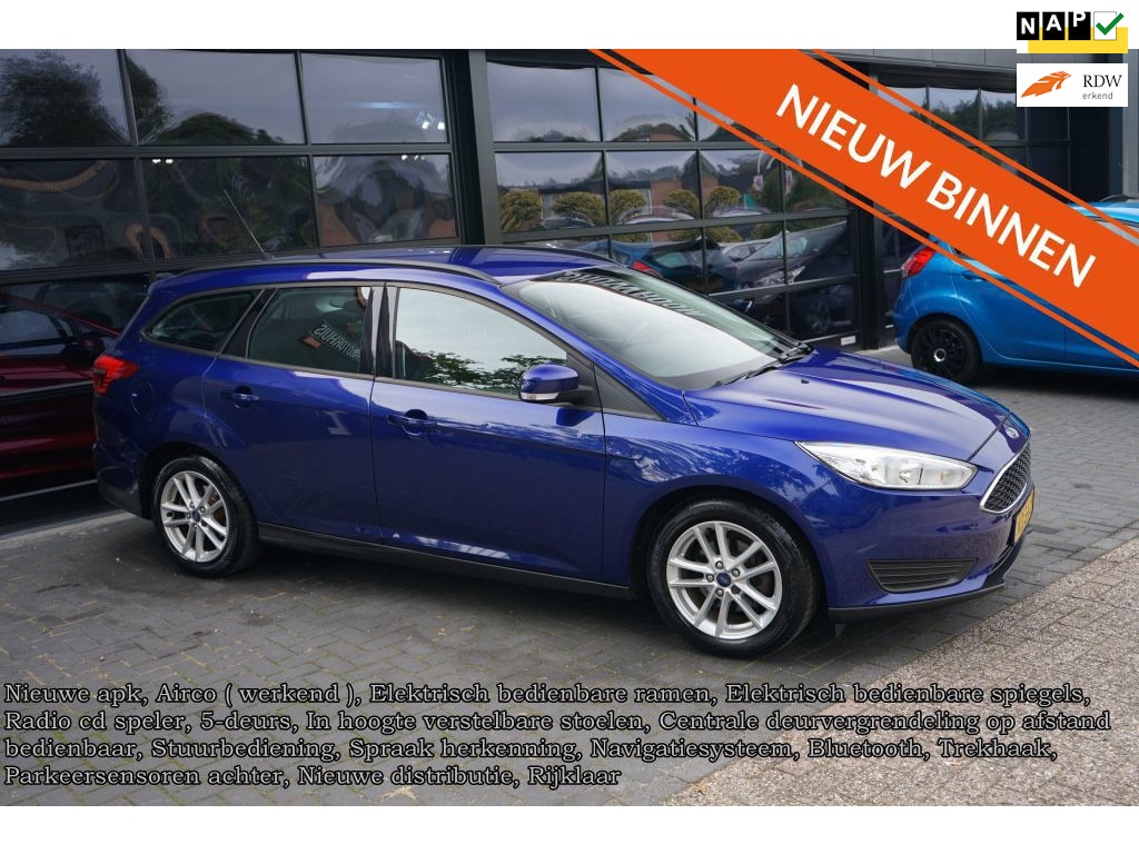 Ford Focus Wagon 1.0 Trend, Trekhaak, Navi, PDC, CC, Elek pakket