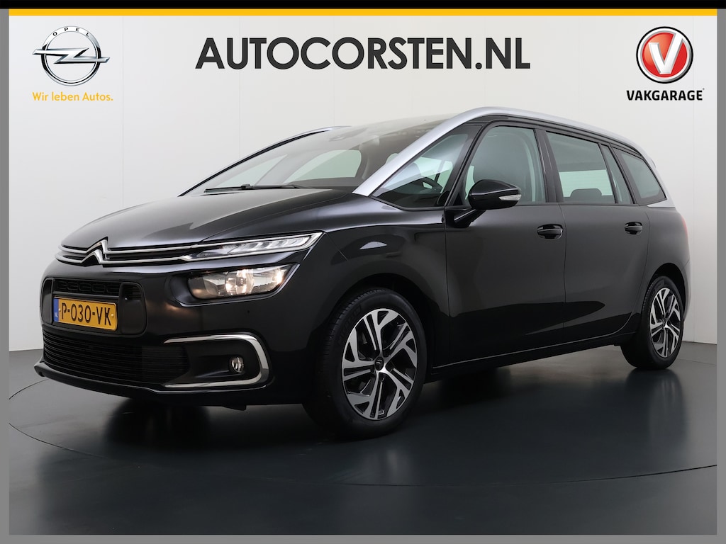 Citroën C4 Grand SpaceTourer 131PK 7-Persoons Trekhaak Pano.raam Navi Camera Ecc Apple Carplay Android Auto Pdc Regen-Lichtsensor Lmv 17" Led Isofix 1.150KG Trekgewicht Origineel Nederlandse Auto