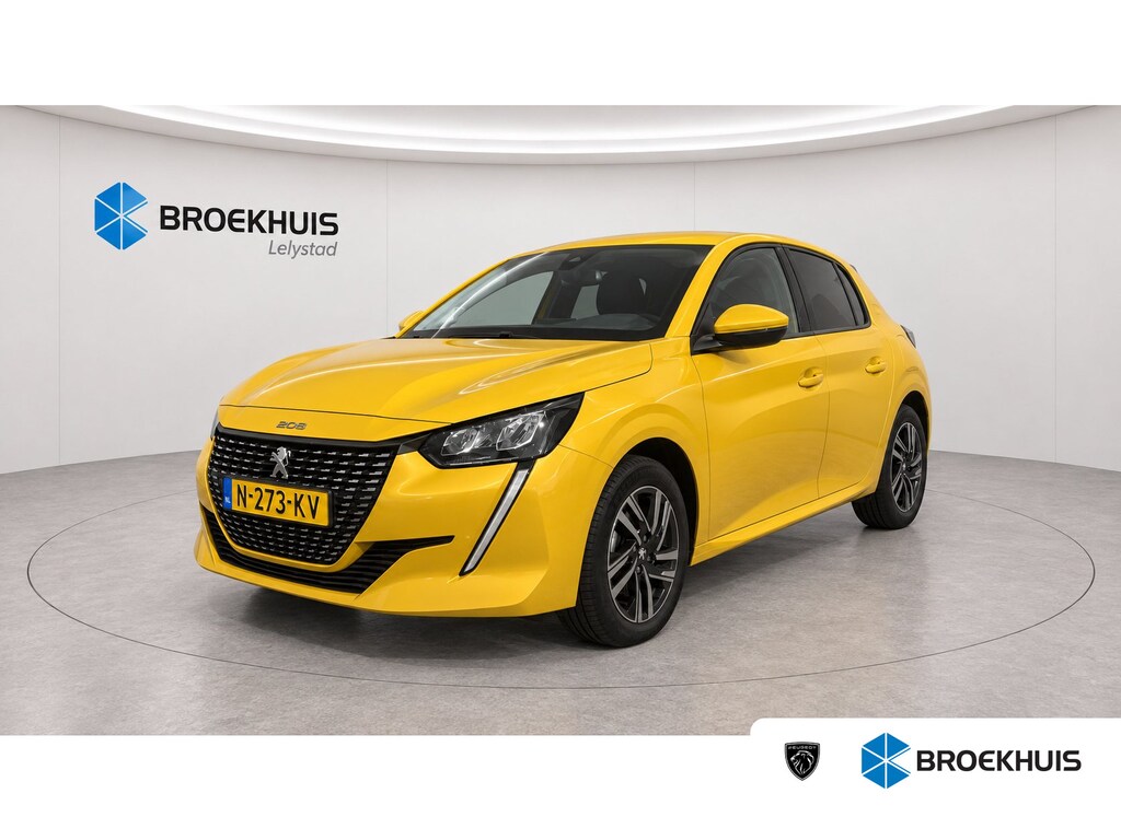 Peugeot 208 1.2 PURETECH 100PK ALLURE PACK / NAVI / LEDER / CLIMA / FULL-LED / PDC / 16" LMV / APPLE CARPLAY / CAMERA / KEYLESS / CRUISE / NIEUWSTAAT !!