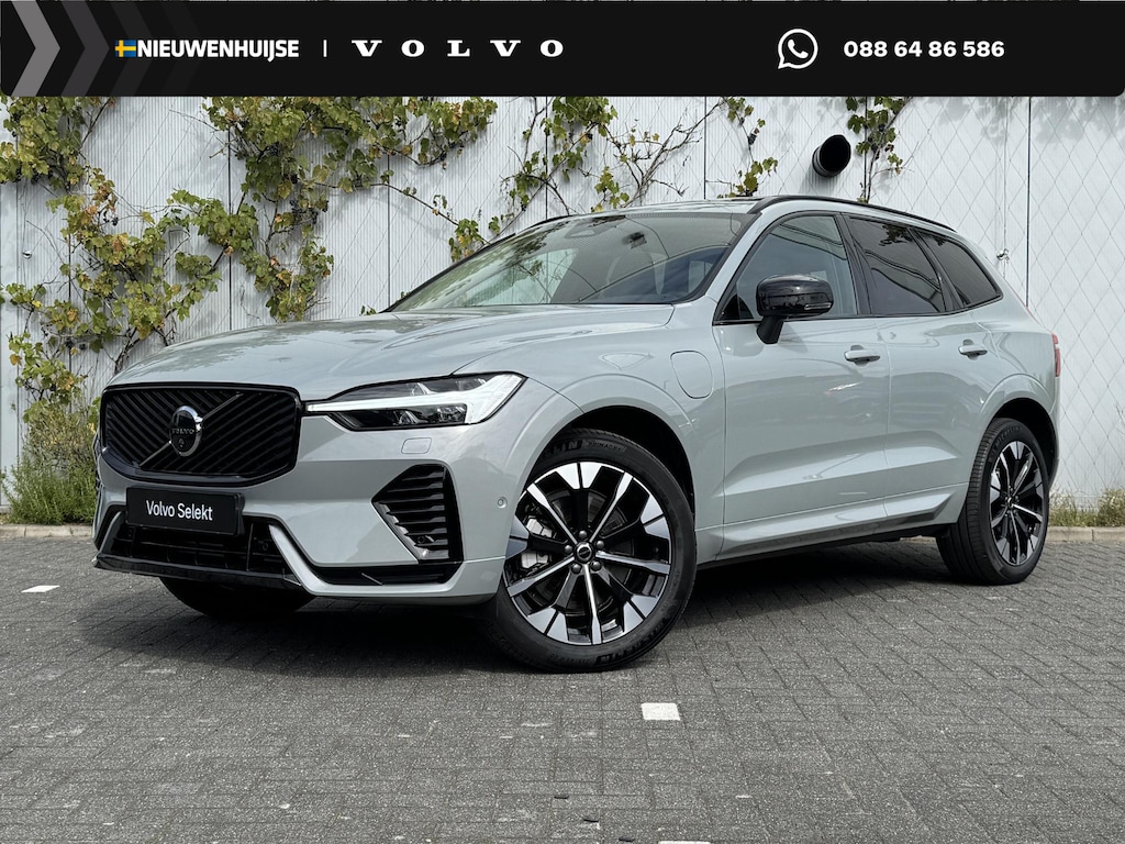 Volvo XC60 2.0 T6 Plug-in Hybrid AWD Ultra Dark | PHEV Long Range | Trekhaak | Luchtvering | 360 Graden Camera | Panoramadak | Head-up Display | Harman Kardon Audio | Keyless Entry | Elektrische Achterklep | Elektrisch Verstelbare Voorstoelen | Stoelverwarming voor en achter | Cruise Control Adaptief | BLIS | Google Navigatie | Apple Carplay | Android Auto