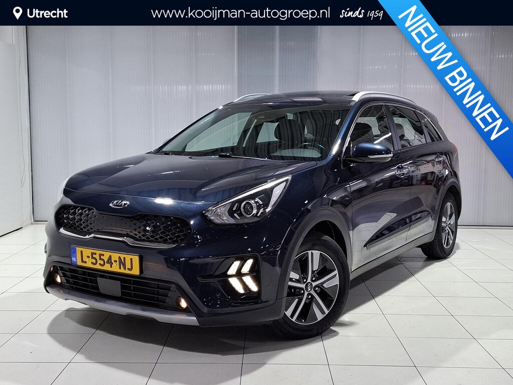 Kia Niro Hybrid 1.6 GDi DynamicLine Trekhaak, Schuif kantel dak, Apple Carplay/Android Auto, Navigatie, Camera.