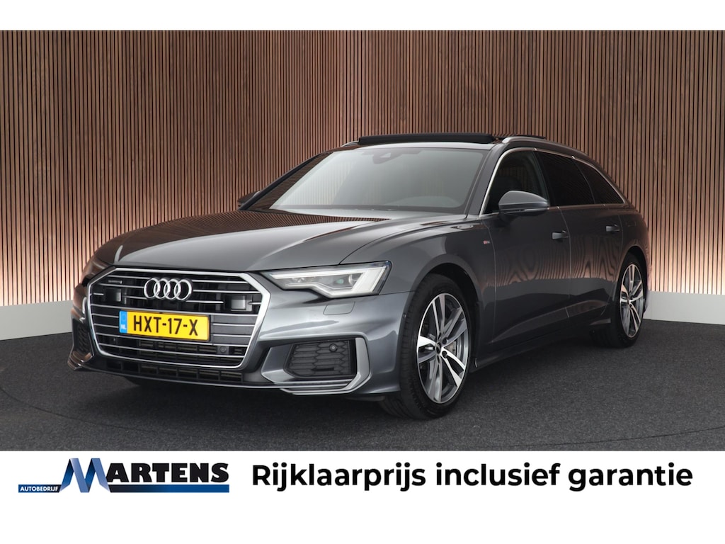 Audi A6 Avant 50 TFSI e 299pk Quattro S Edition Trekhaak Camera B&O Panoramadak Matrix Led Virtual Cockpit Navigatie S-Line