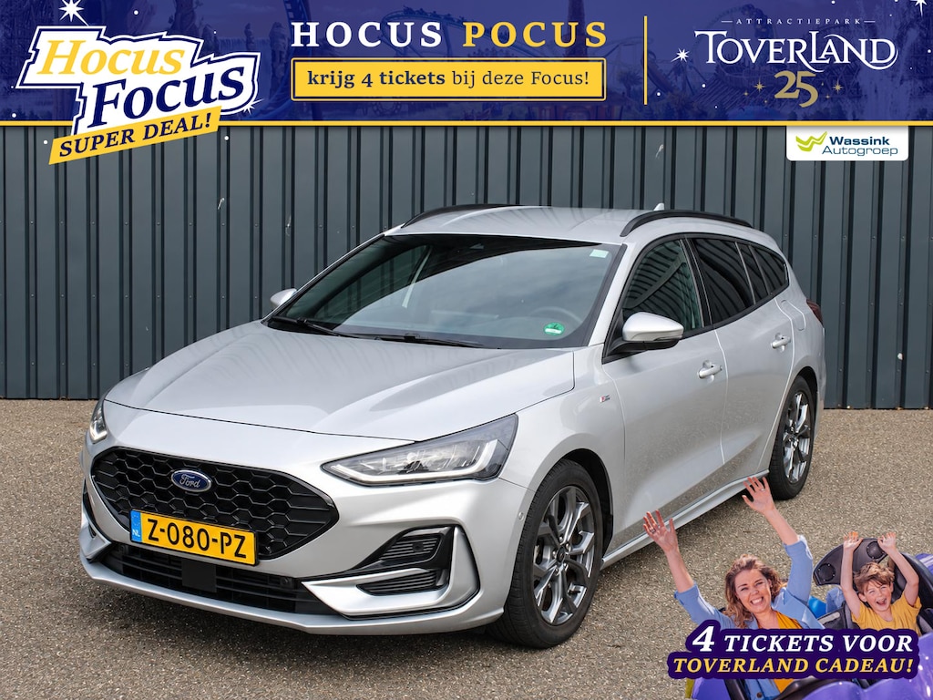 Ford Focus Wagon 1.0 EcoBoost Hybrid ST Line Navigatie | Carplay | Camera | Stoel/ Stuurverwarming | All Seasons